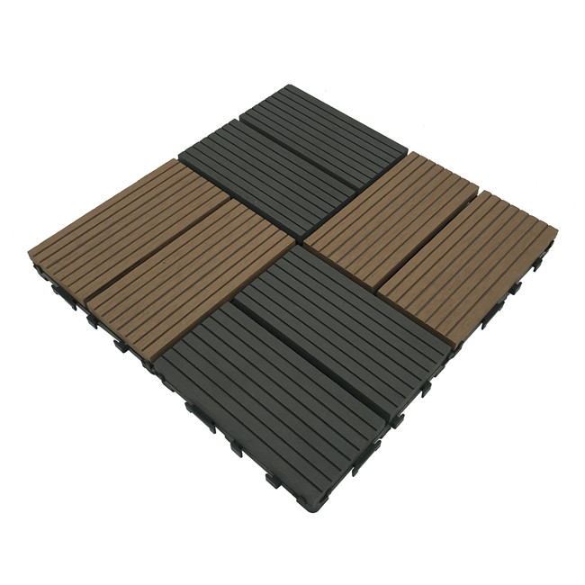300x300mm Carreau de terrasse composite bois plastique bricolage
